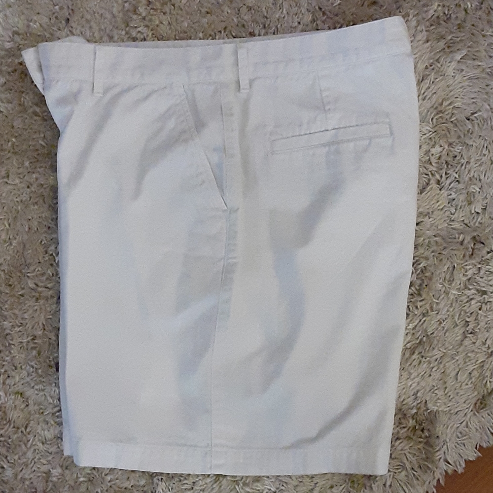Lauren Ralph Lauren white 100% cotton shorts belt loops pockets size 12 EUC… - Picture 2 of 7
